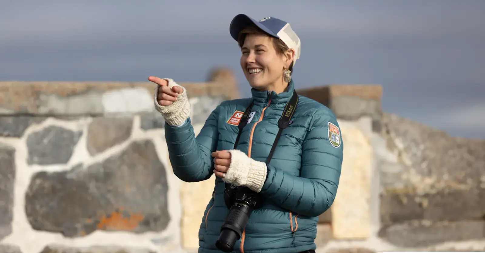 Expedition Leader scanning for wildlife, Churchill, Manitoba